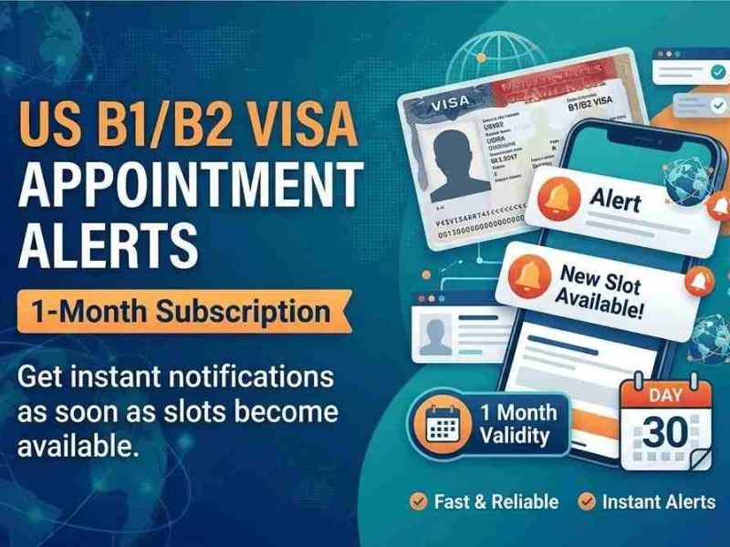 US B1/B2 Visa Slots Telegram Alerts